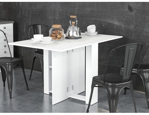 Mesa Cocina Plegable Swing Blanca