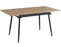Mesa Comedor Extensible Trenton Roble/Negra