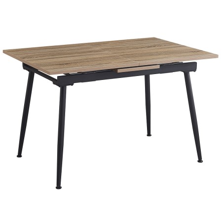 Mesa Comedor Extensible Trenton Roble/Negra