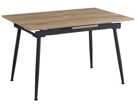 Mesa Comedor Extensible Trenton Roble/Negra