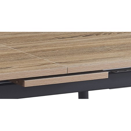 Mesa Comedor Extensible Trenton Roble/Negra