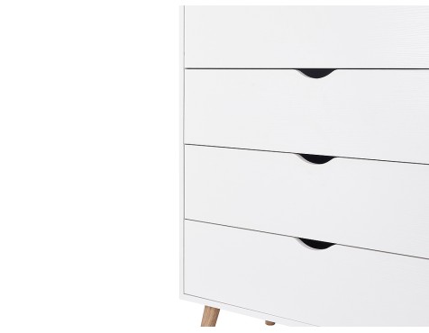 Còmoda Fiano 5 Calaixos Blanca