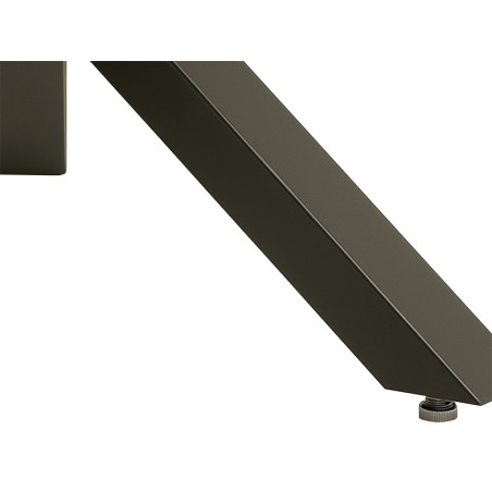 Mesa Comedor Stacy Oval Roble/Negra