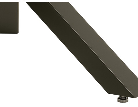 Mesa Comedor Stacy Oval Roble/Negra