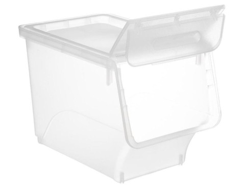 Caja De Plástico Transparente 24lt