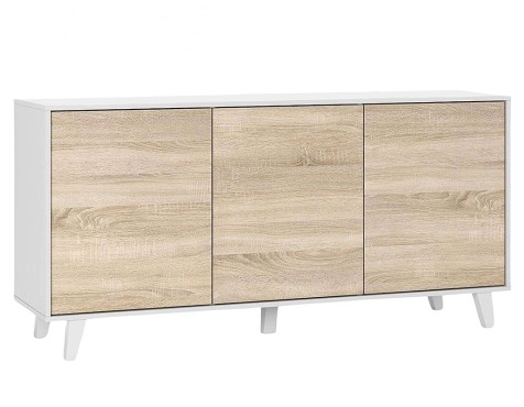Aparador Salón Zaiken Roble Canadian Blanco