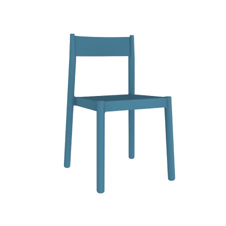Set 4 Sillas Jardín James Azul