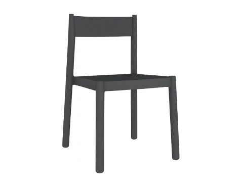 Set 4 Sillas Jardín James Gris