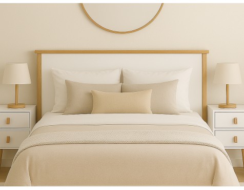 Cabecero De Cama Anzio Blanco