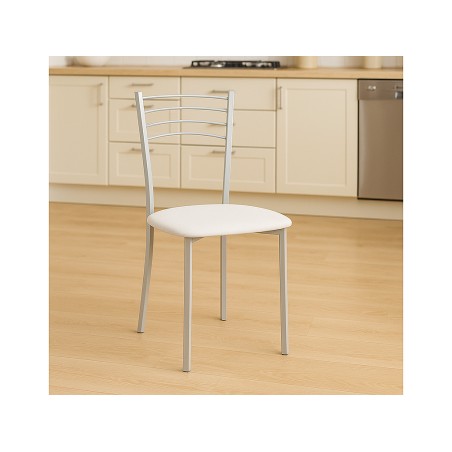 Pack 4 Sillas Cocina Gida Blanca