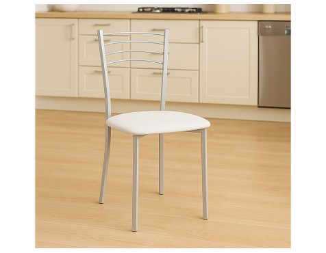 Pack 4 Sillas Cocina Gida Blanca