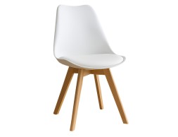Pack 4 Sillas Comedor Nordic Blanca
