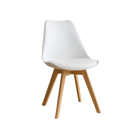 Pack 4 Sillas Comedor Nordic Blanca