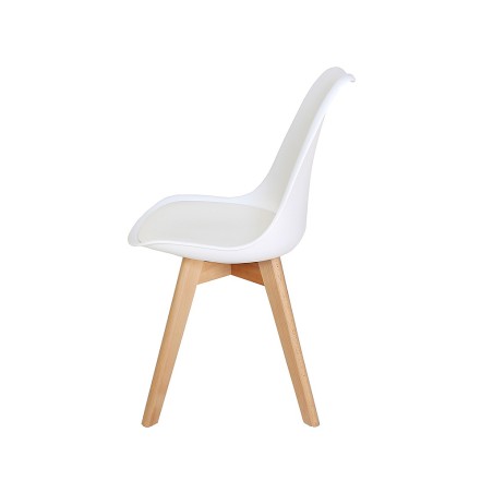 Pack 4 Sillas Comedor Nordic Blanca