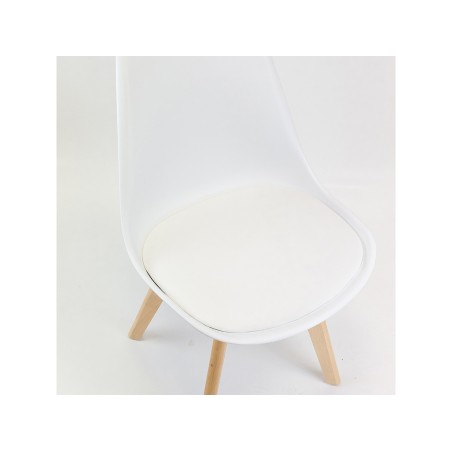 Pack 4 Sillas Comedor Nordic Blanca