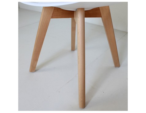 Pack 4 Sillas Comedor Nordic Blanca