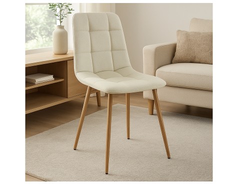 Pack 4 Sillas Comedor Portland Beige