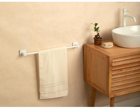 Toallero Barra Kalo 60 Cm Blanco Ártico