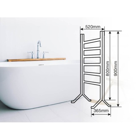 Radiador Tovalloler Elèctric Blanc