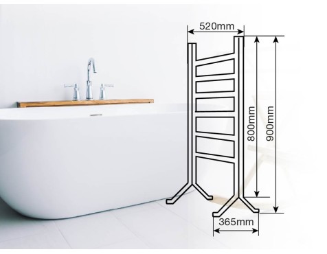 Radiador Tovalloler Elèctric Blanc