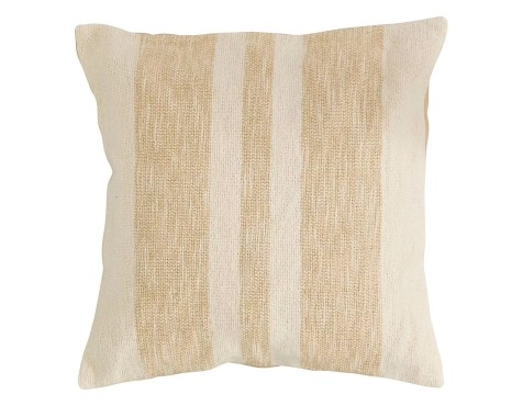 Cojín Rayas Laini Jute/Algodón