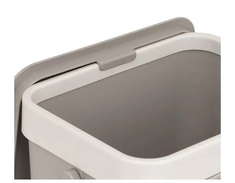 Papelera Compost Beige