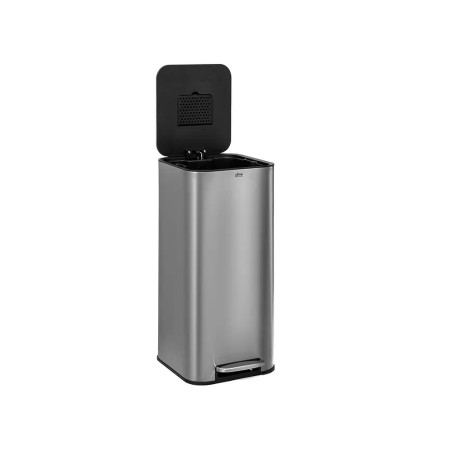 Cubo De Basura Delta Gris Plata