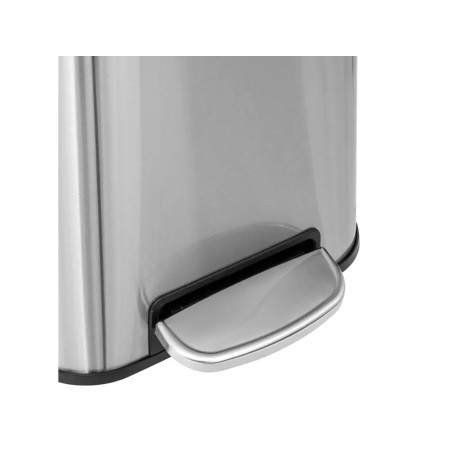 Cubo De Basura Delta Gris Plata