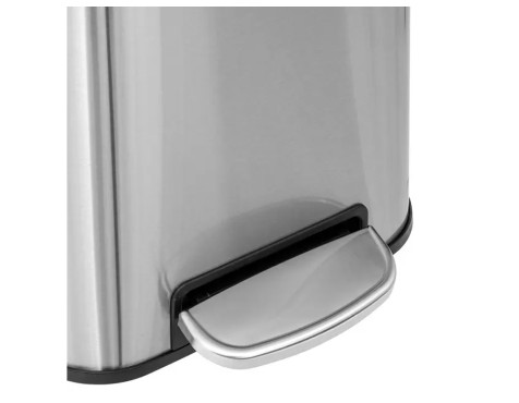 Cubo De Basura Delta Gris Plata