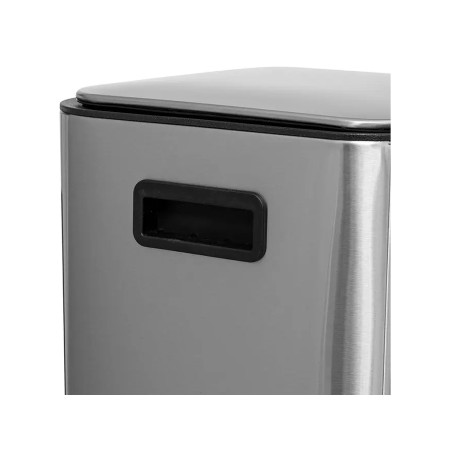 Cubo De Basura Delta Gris Plata