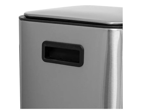 Cubo De Basura Delta Gris Plata