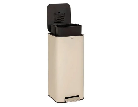 Cubo De Basura Delta Beige