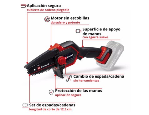 Motosierra De Poda A Bat. Ge-Ps 18/15 Li Bl-Solo