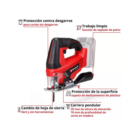 Sierra De Calar Einhell Tc-Js 18 Li Solo