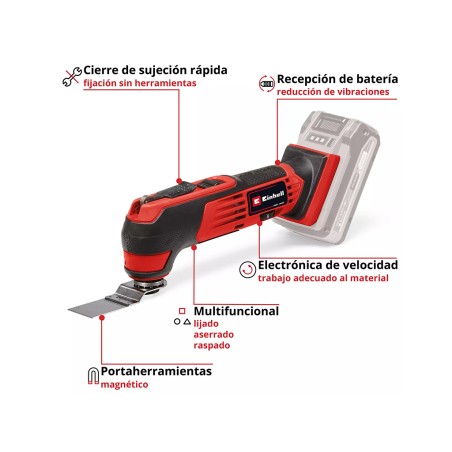 Multieina Einhell Te-Mg 18/1 Li - Solo