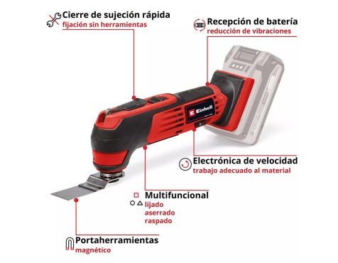 Multieina Einhell Te-Mg 18/1 Li - Solo