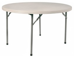 Mesa Plegable Redonda Rossini Gris