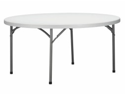 Mesa Plegable Redonda Verdi Gris