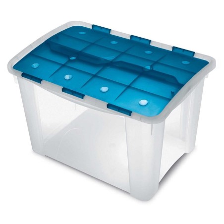 Caja De Plástico Home Box Azul