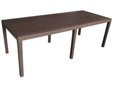Taula Jardí Extensible Queen Resina Moca