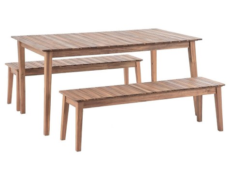 Mesa Jardín Tiwi Madera Acacia