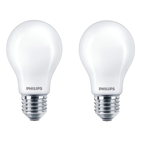 Pack 2 Bombillas Led Estándar Philips Luz Cálida