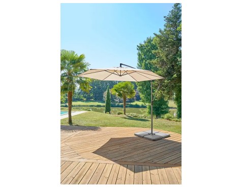 Sombrilla Terraza Lateral 360º Trigo
