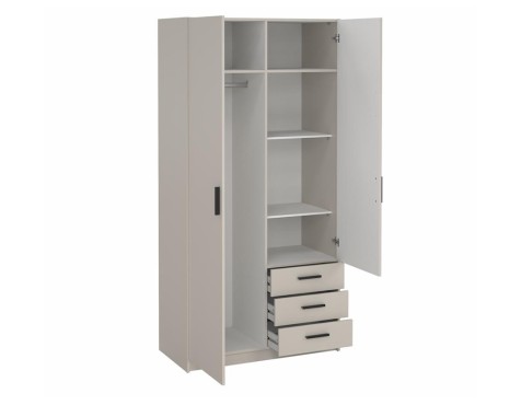 Armari Roba Lars 2 Portes+3 Calaixos Cashmere