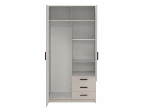 Armari Roba Lars 2 Portes+3 Calaixos Cashmere