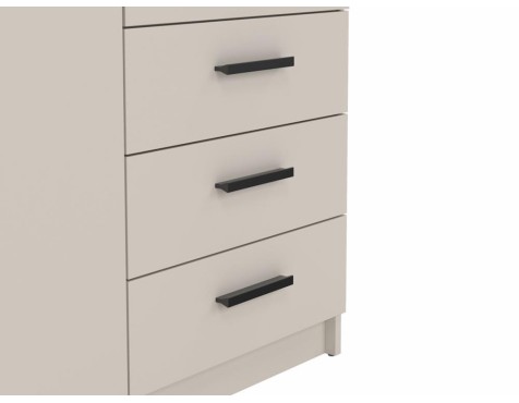 Armari Roba Lars 2 Portes+3 Calaixos Cashmere