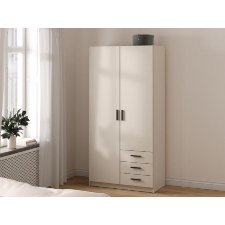 Armari Roba Lars 2 Portes+3 Calaixos Cashmere