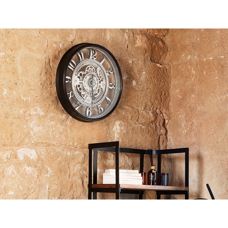 Reloj de pared polipropileno vidrio 508X508X75MM