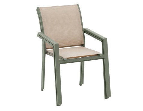 Silla De Jardín Apilable Essentia Lino/Laurel