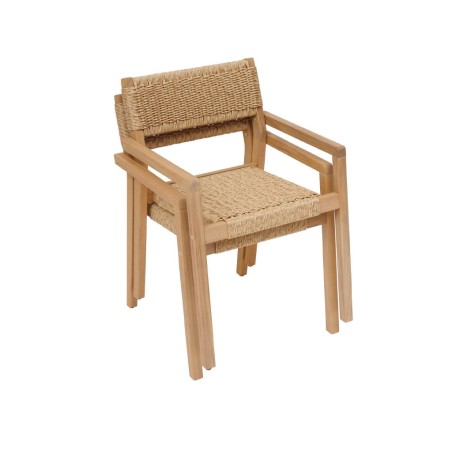 Silla Jardín Madera De Acacia Temeira